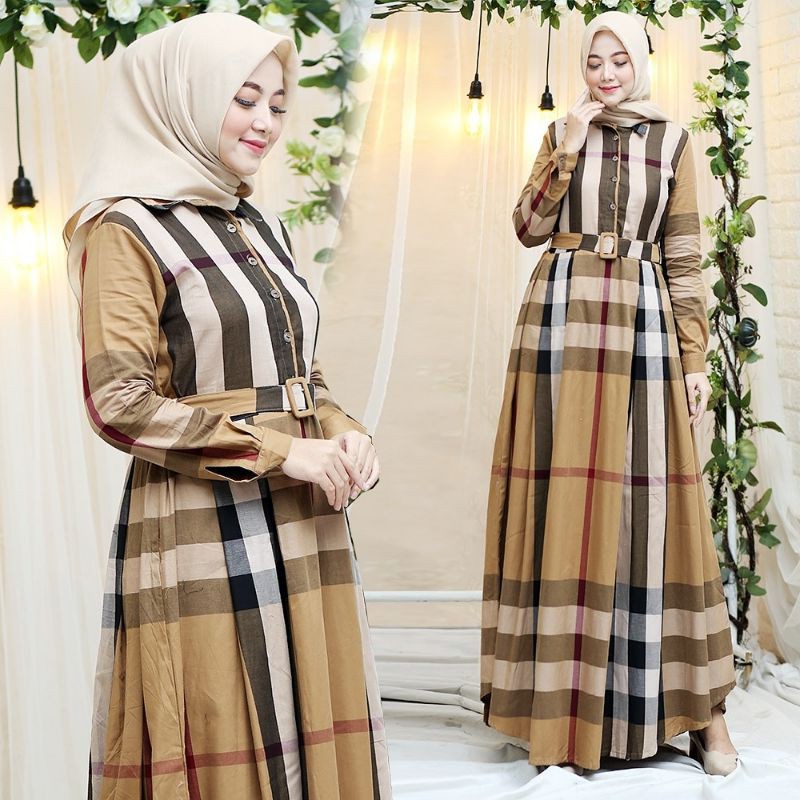 Dress 2025 burberry dewasa