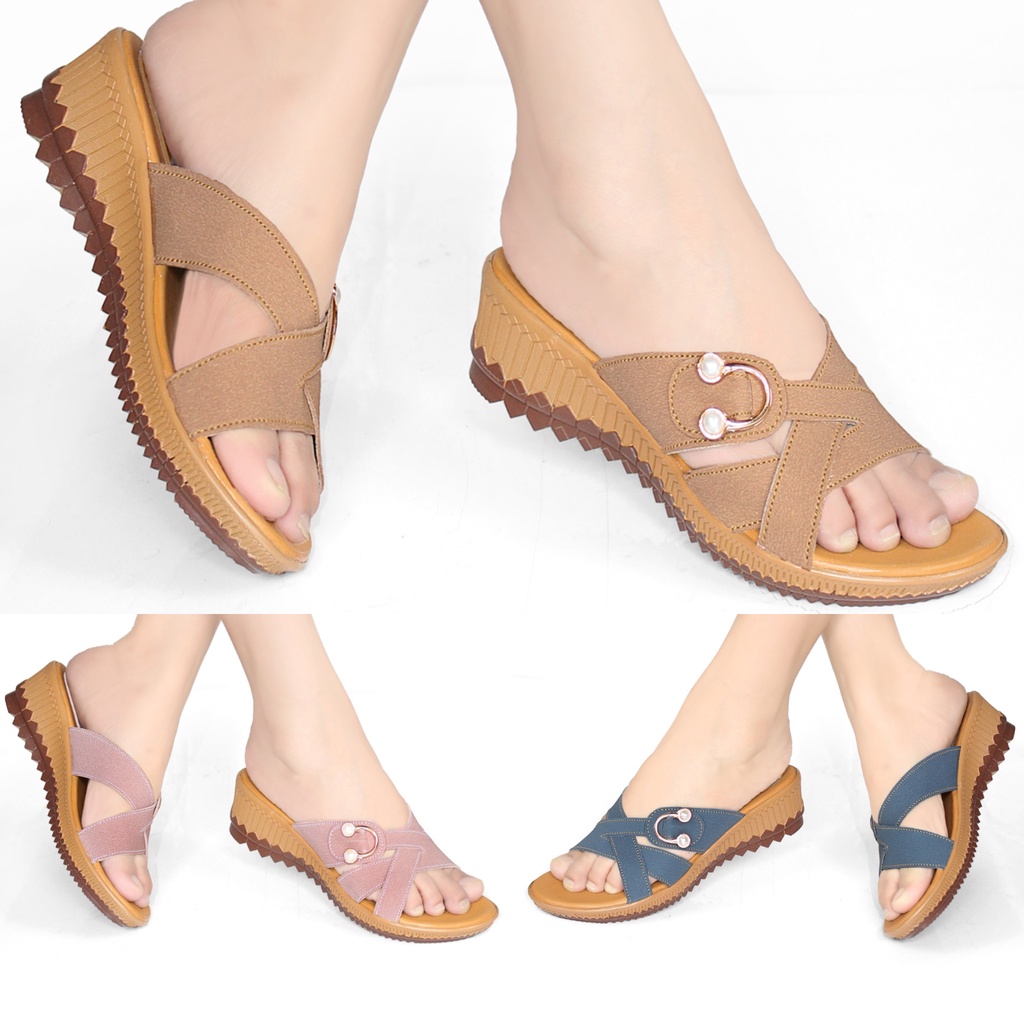 Shopee sandal wanita wedges sale