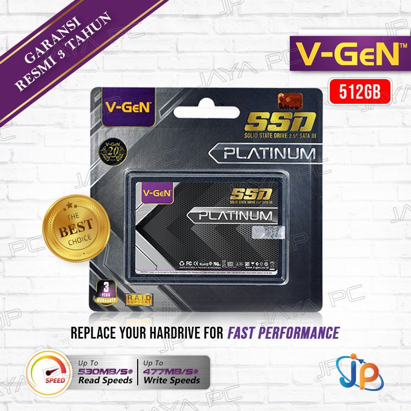 Jual SSD Solid State Drive V-GeN 512GB SATA 3 SSD SATA III VGEN