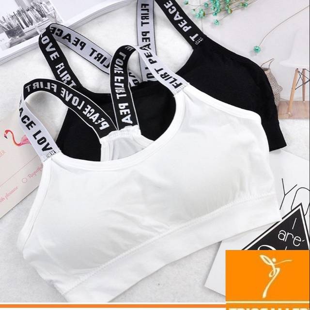 Bh Senam Olahraga Yoga Fitness Sport Bra Exclusive Sorex Sp 023 - Putih