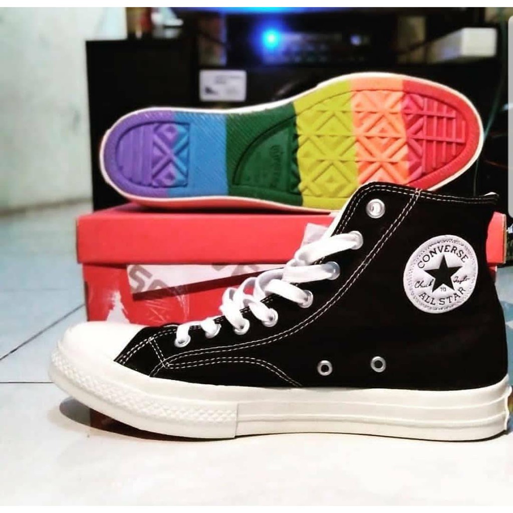 Office converse hot sale rainbow