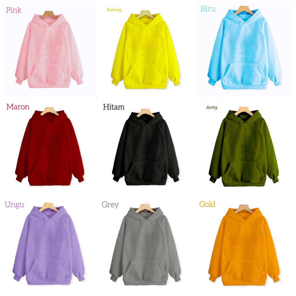Hoodie anak polos new arrivals