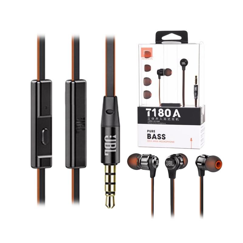 Jual Handsfree Headset Earphone in Ear JBL T180A Original By