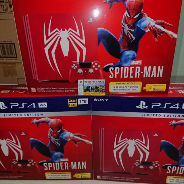 PS4 PRO LIMITED EDITION MARVEL_SPIDERMAN