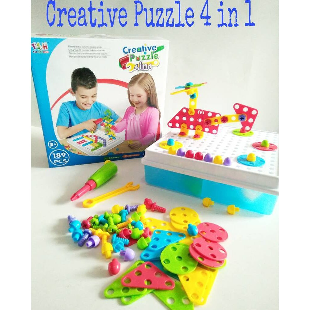 Creative puzzle 4 2024 in 1