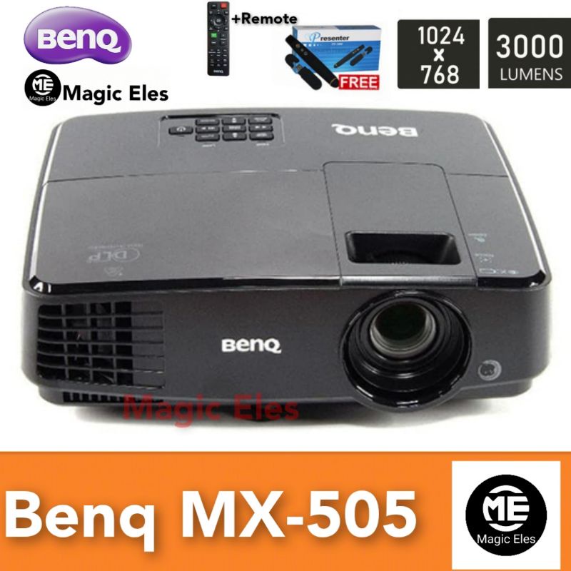 Proyector BenQ MX505 - XGA - 3000 Lúmenes - 13000:1 Lamp - 10000 Hrs - MX505