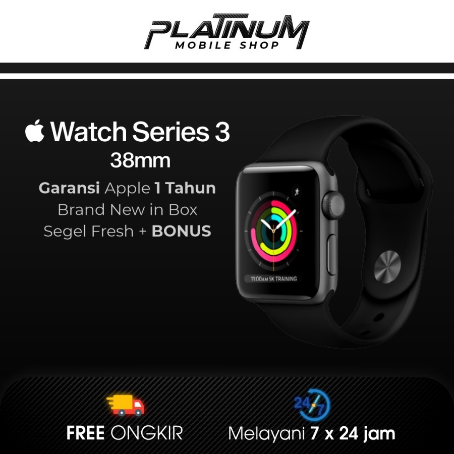 Apple watch series 3 38mm outlet harga