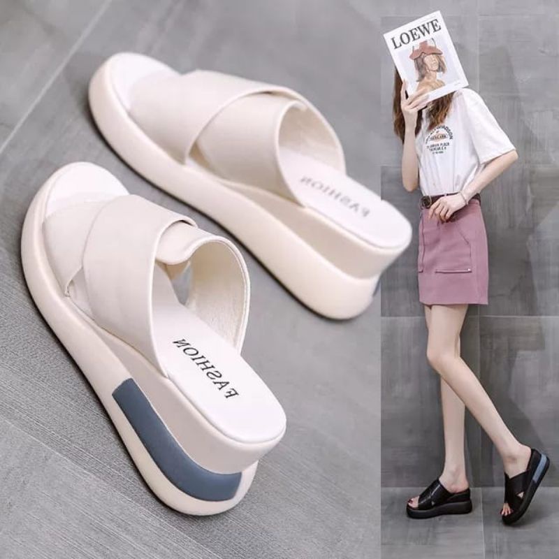 Wedges hot sale wanita shopee