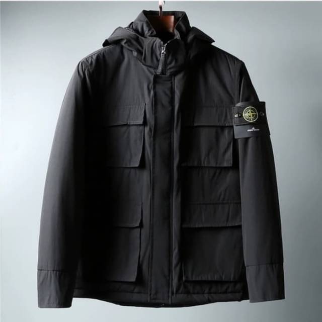 Jaket parka stone shop island