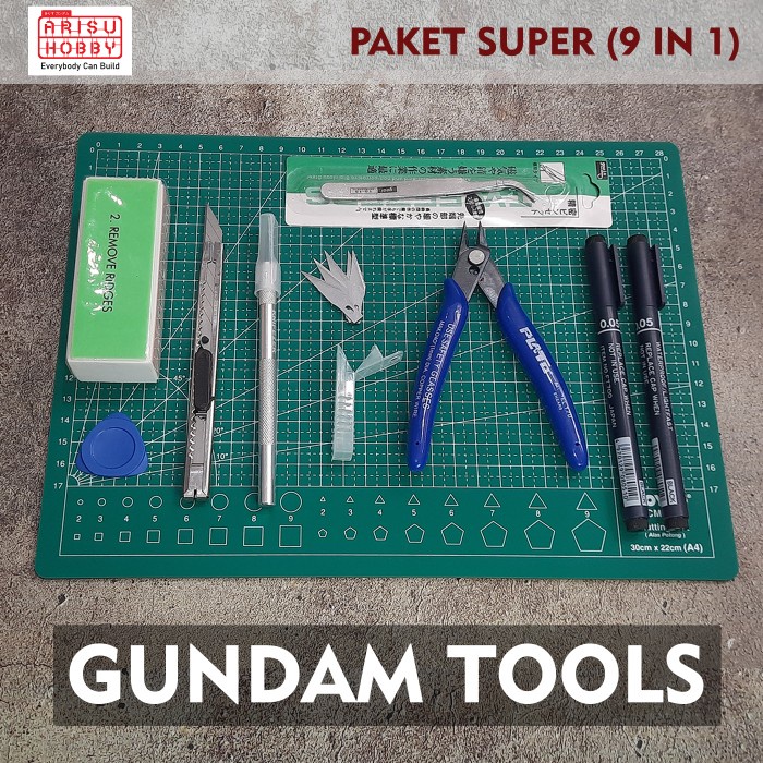 Jual Tools Set Gundam Gunpla - Tool Kit Rakit Gundam (Super+ A2 Pack) -  Jakarta Barat - Trade Point