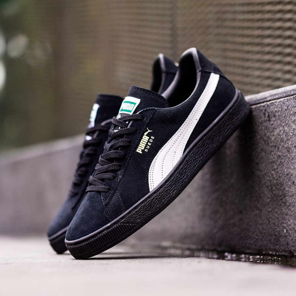 Puma sales suede hitam