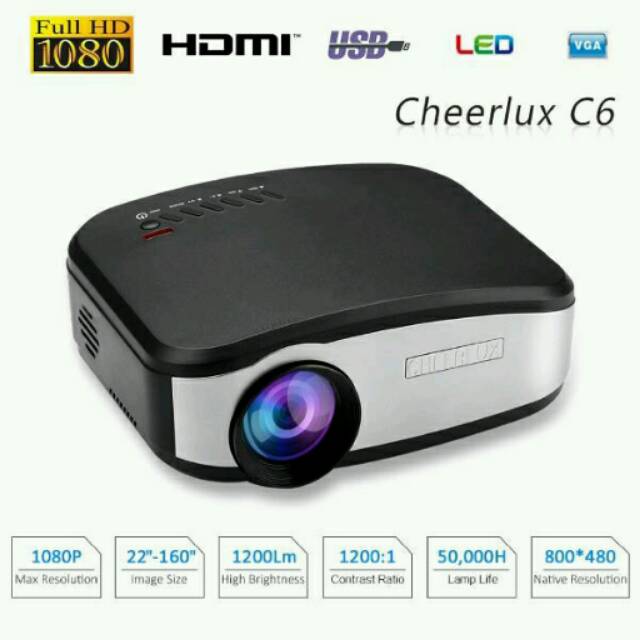 cheerlux c6 mini projector