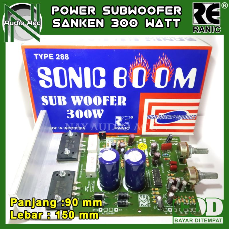 Sonic boom sale subwoofer