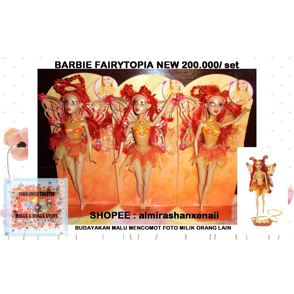 Jual Boneka Barbie Mattel Fairytopia Magic Of The Rainbow Sunburst