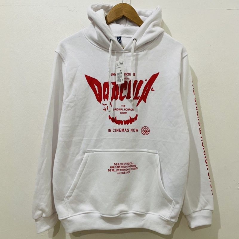 HODDIE H M DRACULA IN CINEMA WHITE OUTERWARE SWEATER