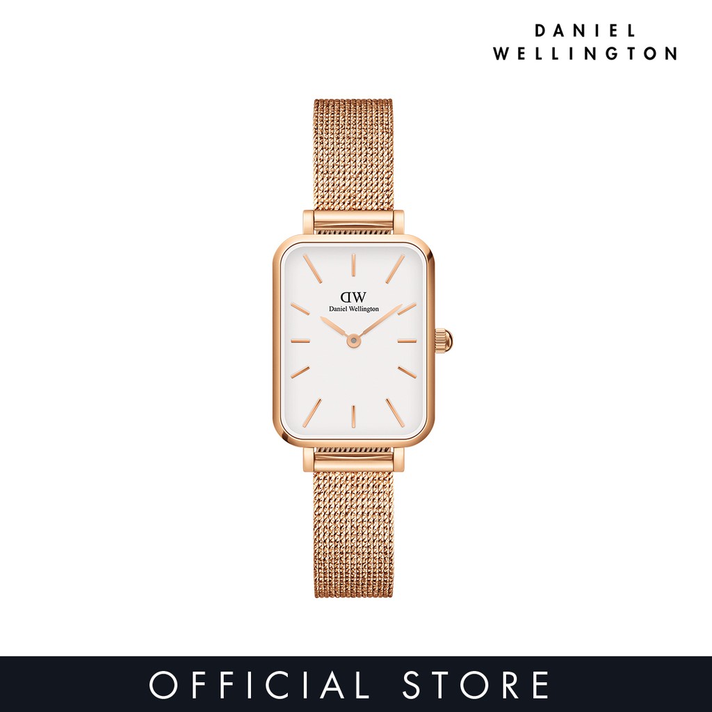 Jual Daniel Wellington Quadro 20X26 Pressed Melrose RG White