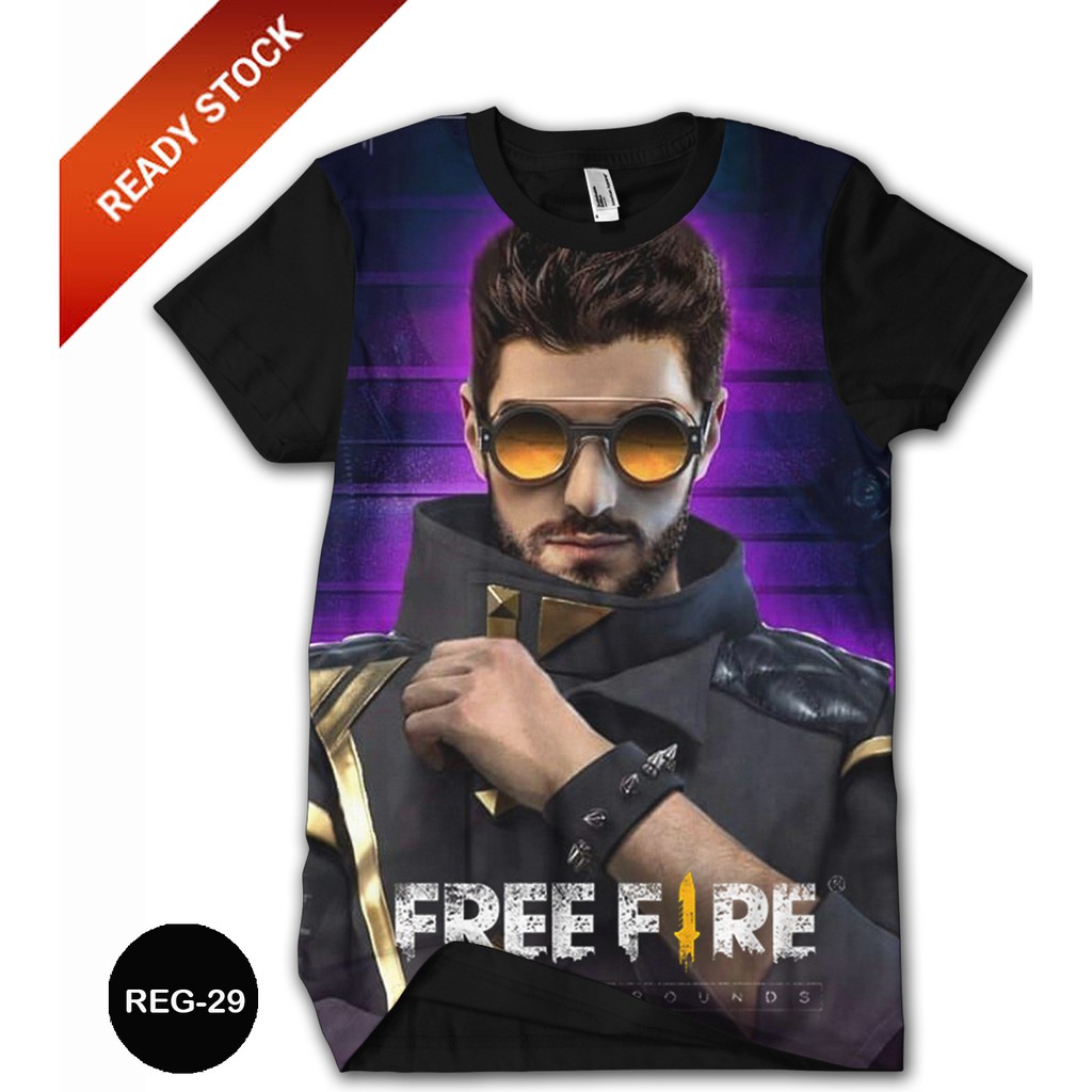 Free fire store t shirt alok