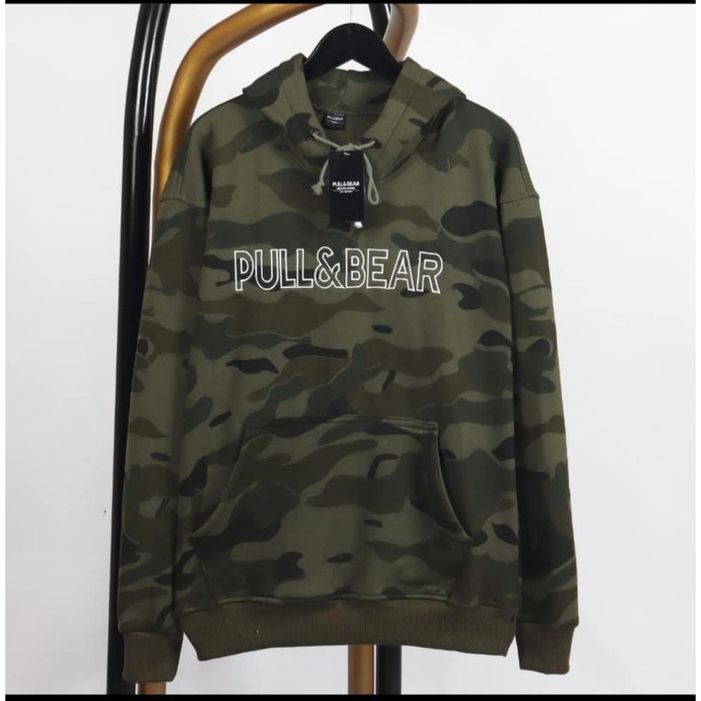 Pull and bear hoodie army new arrivals