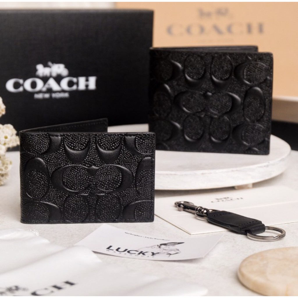 Coach wallet embossed new arrivals