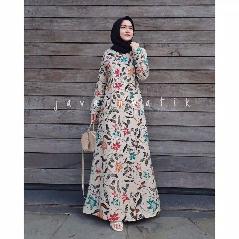 Jual MS GAMIS BATIK JUMBO SRIWEDARI MAXI SUPER JUMBO XXXL LD 120C