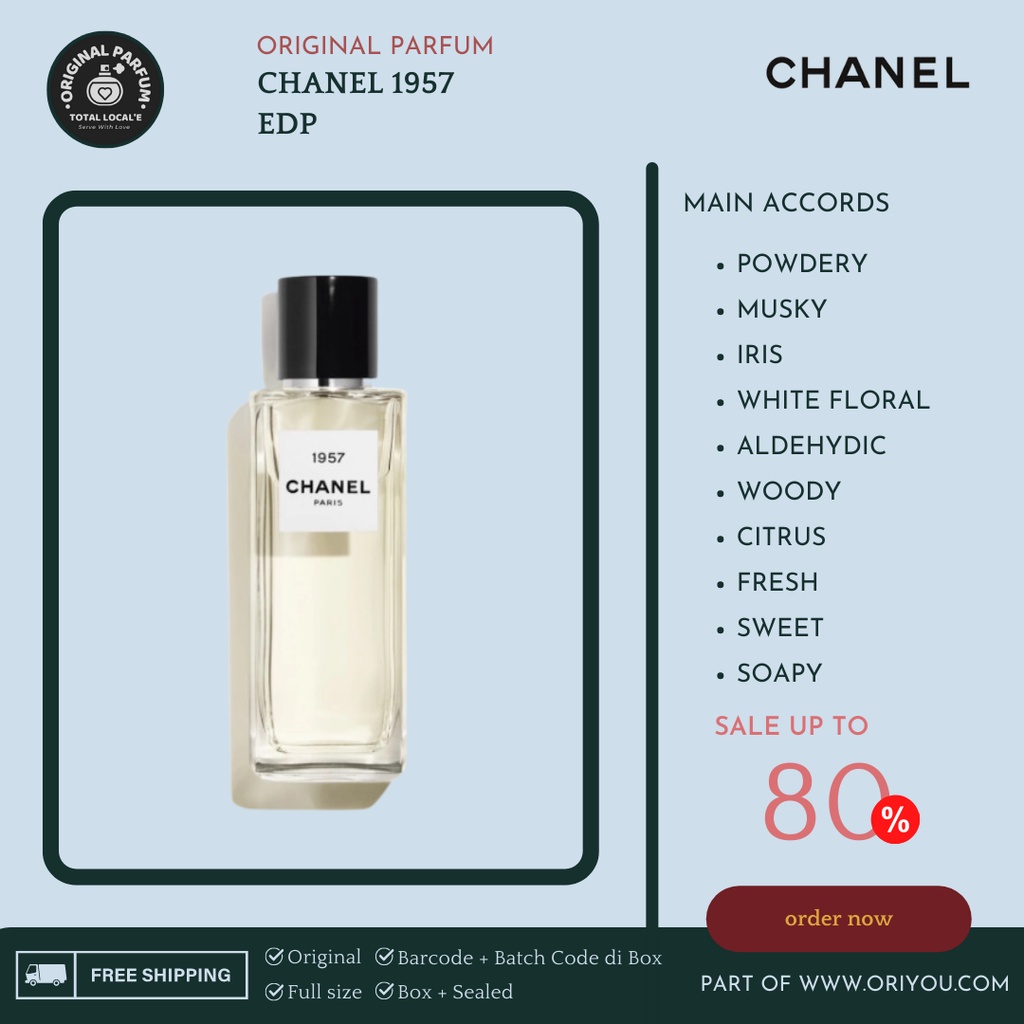 Jual Parfum CHANEL 1957 EDP 75 ML