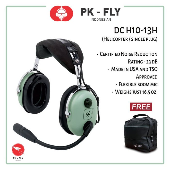 DC - David Clark H10-13H - Headset for Pilot (Helicopter)