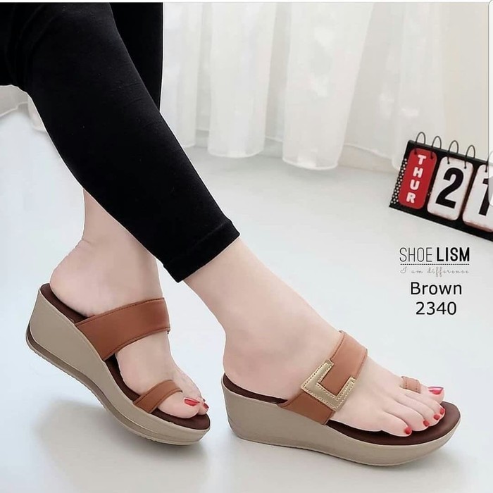 Shopee 2024 wedges wanita