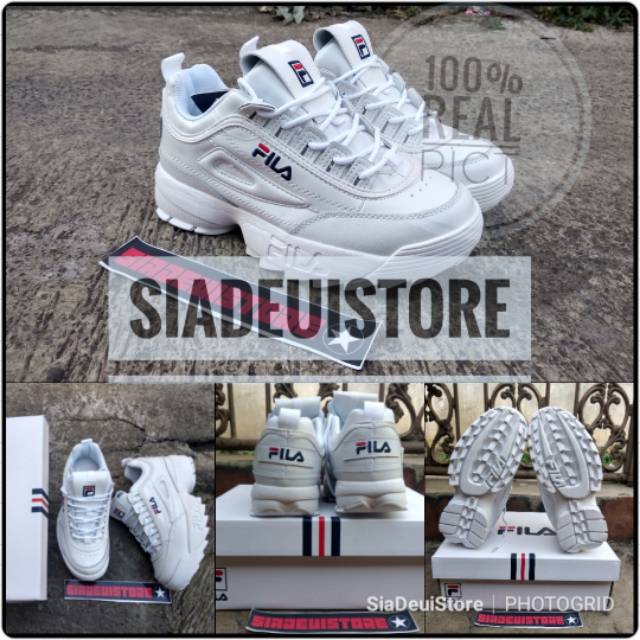 Sepatu hot sale fila disruptor