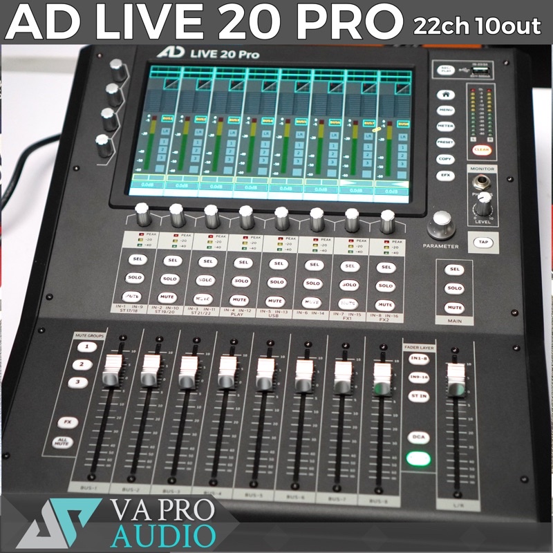 Jual mixer digital ad live 20 pro | ad20pro 20in 8out