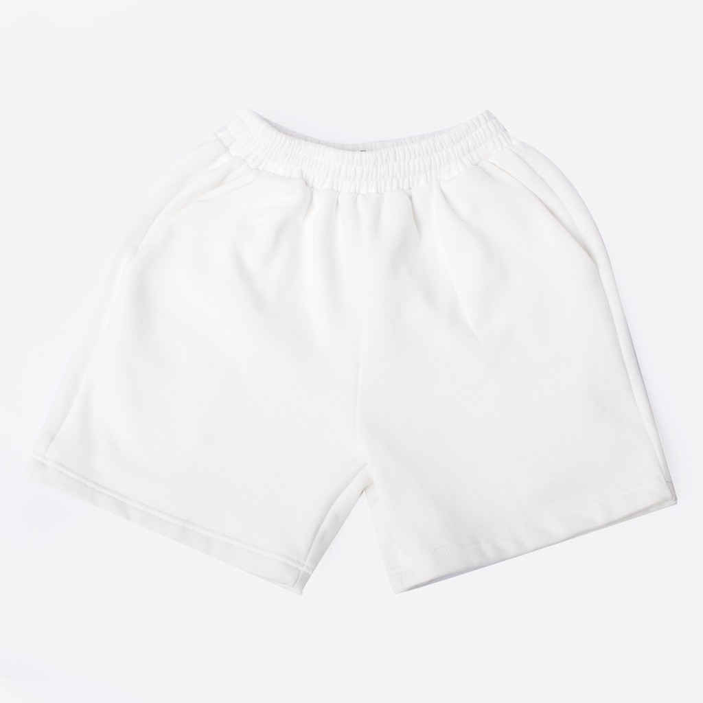 White best sale short sweatpants