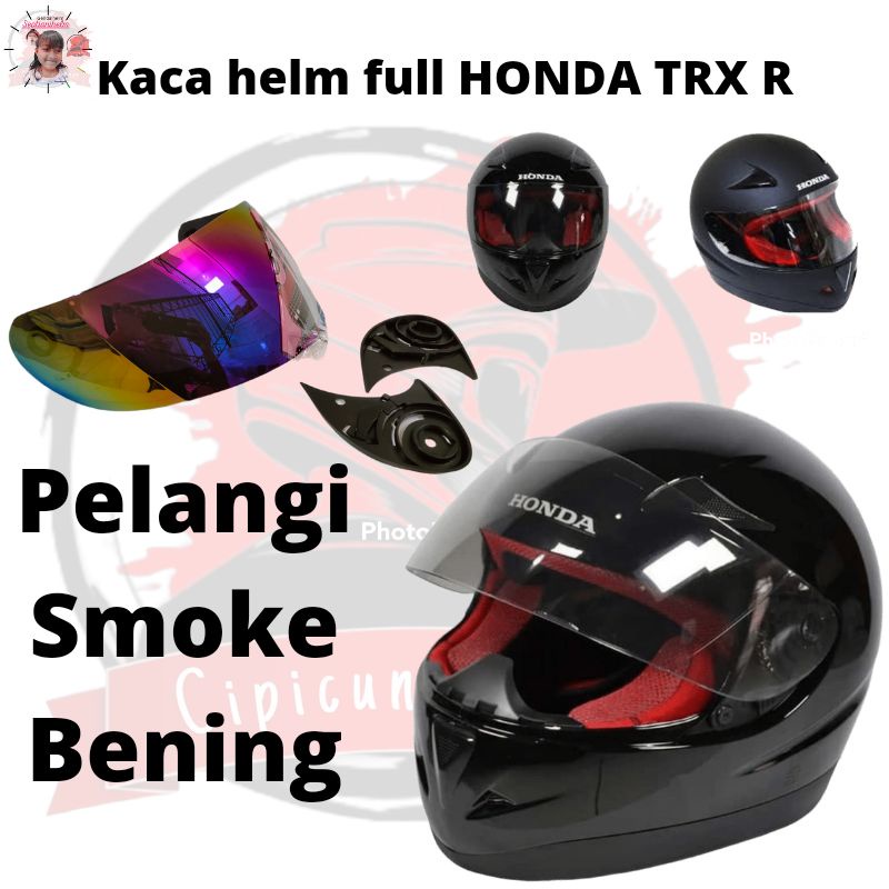 Helm full sale face honda