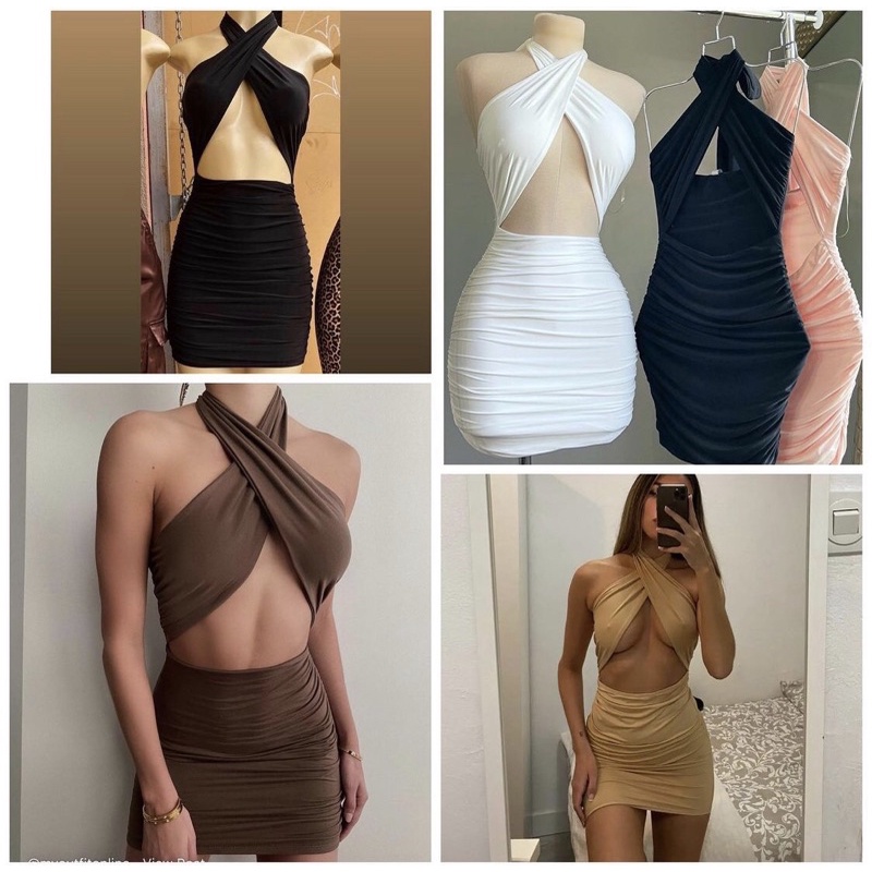 Sexy clearance dress shopee