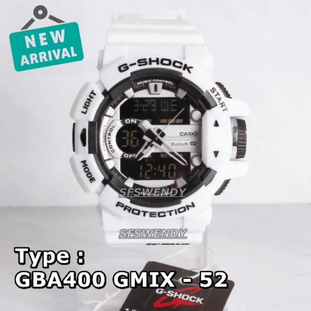 G shock discount gba 400 white