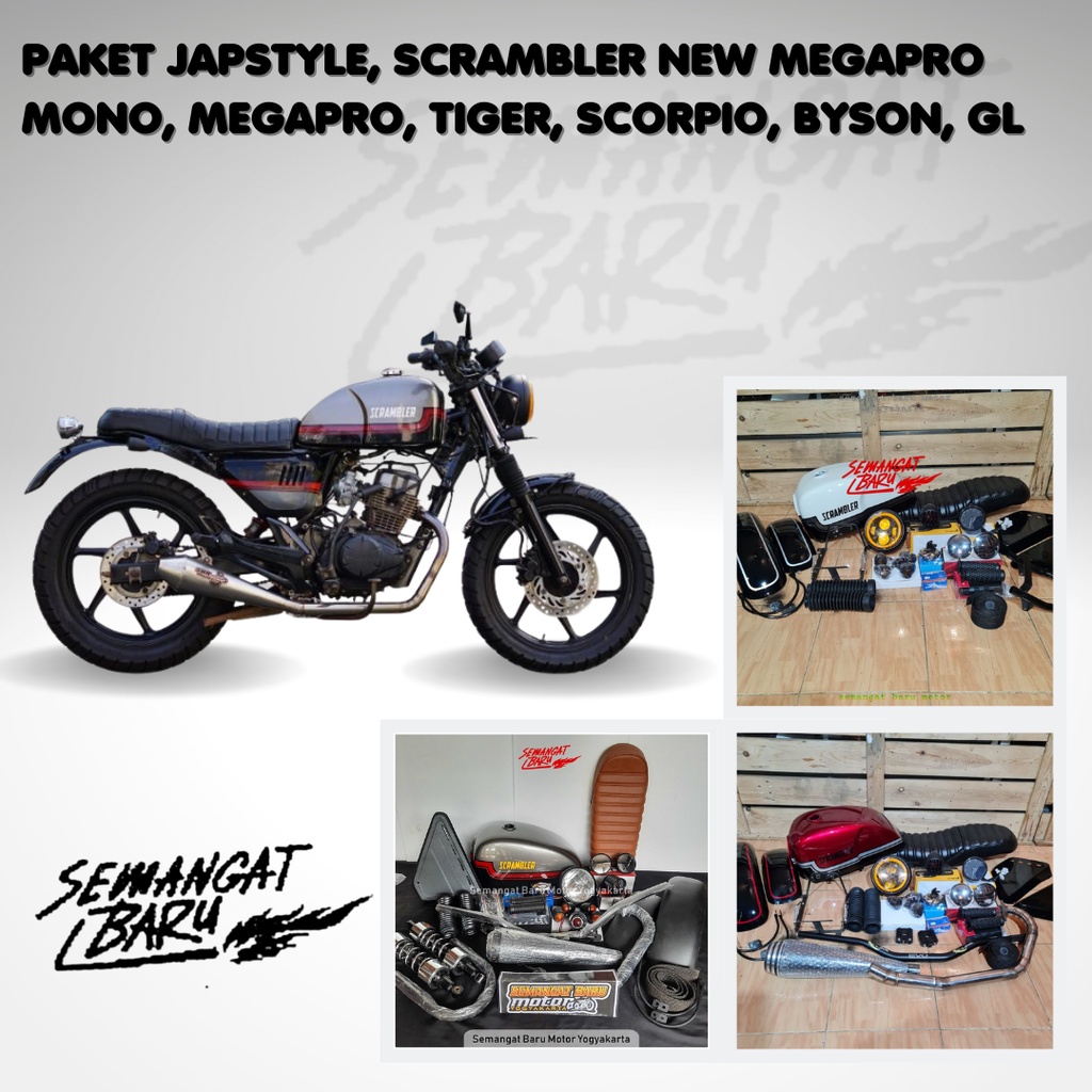 Tiger best sale modif scrambler