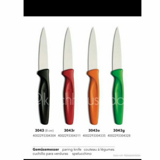 Wusthof Zest 3-piece Paring Knife Set