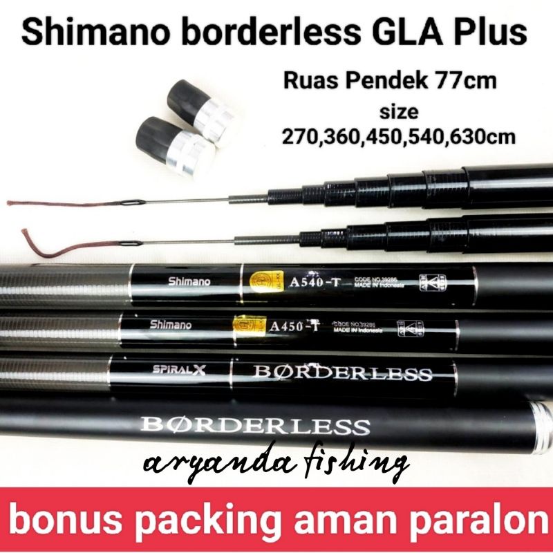 Shimano Borderless Made In Indonesia Fishing Rod Size 360cm