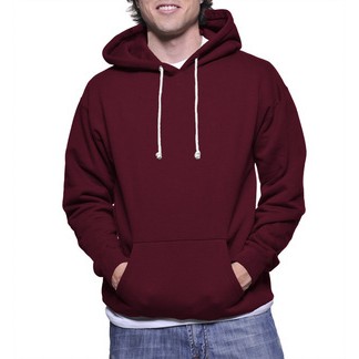 Sweater hoodie store merah maroon