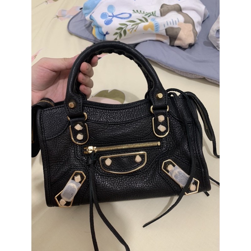 new balenciaga mini city edge black 2020