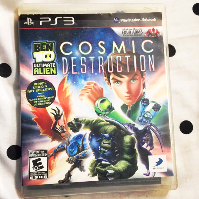 Ps3 ben 10 ultimate on sale alien cosmic destruction