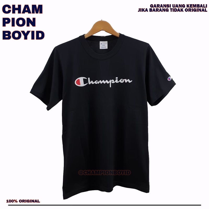 Jual Kaos Champion Script Tee original Japan Market C3 P302