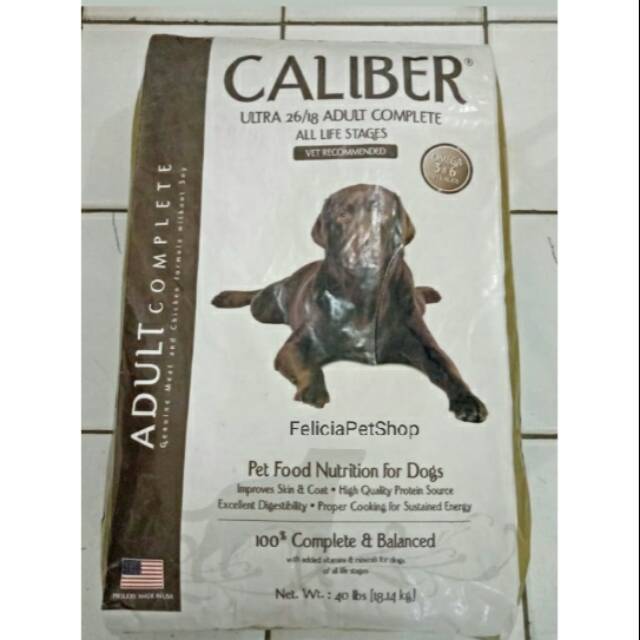 Caliber ultra 2025 dog food