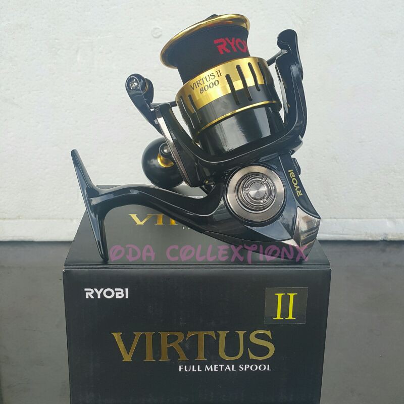 Jual Reel RYOBI VIRTUS II 3000 4000 5000 8000 Full metal spool Power Handle  Virtus 2