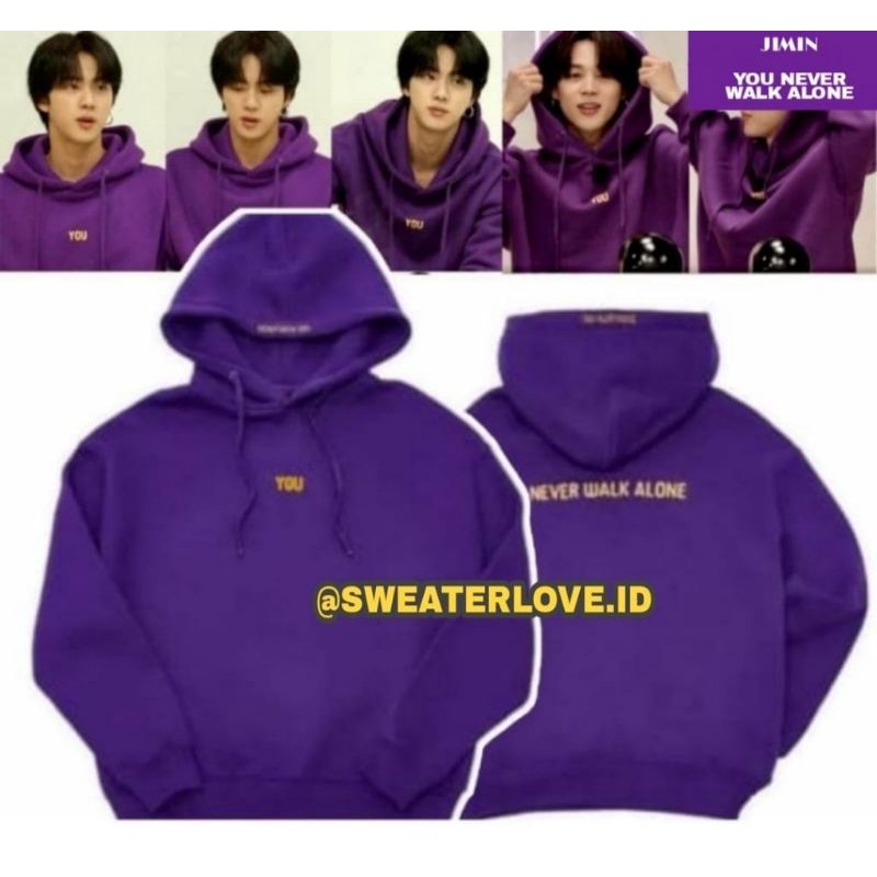 Jimin you never hot sale walk alone sweater