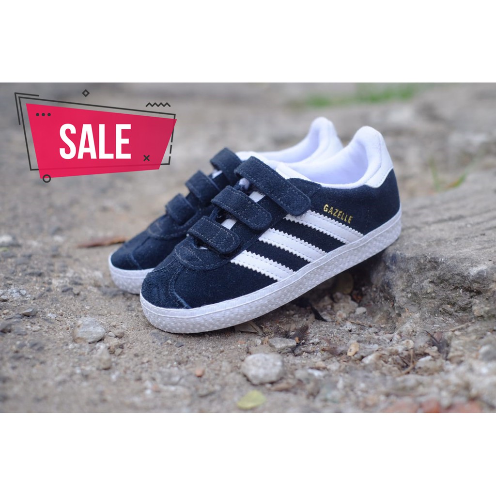 Adidas gazelle velcro outlet junior