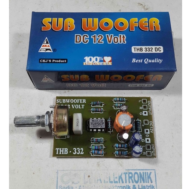 Kit power store subwoofer 12 volt