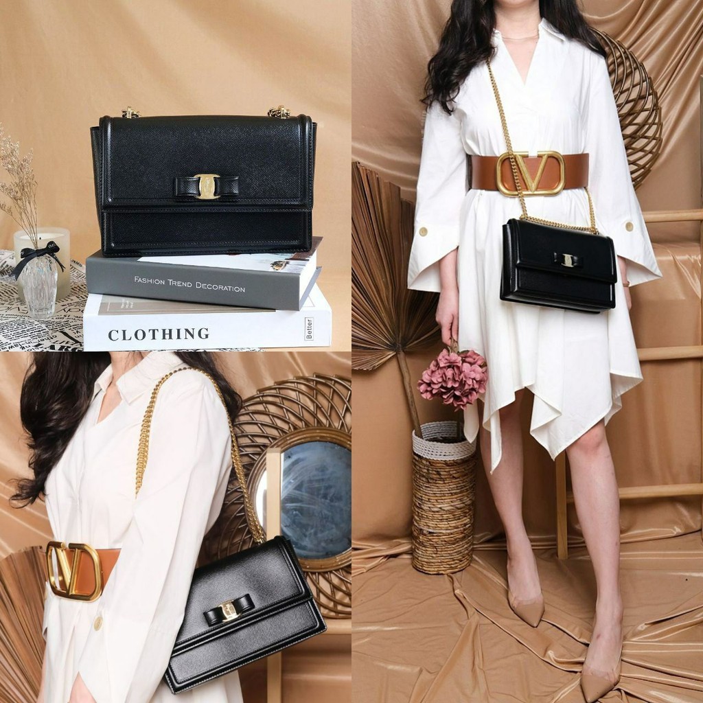 Ferragamo ginny outlet medium bag