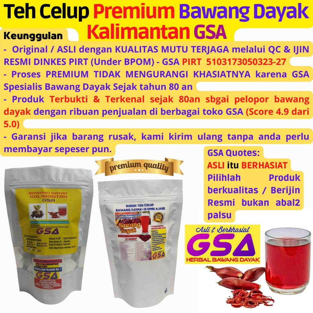 Produk Teh Bawang Dayak Asli Original Shopee Indonesia