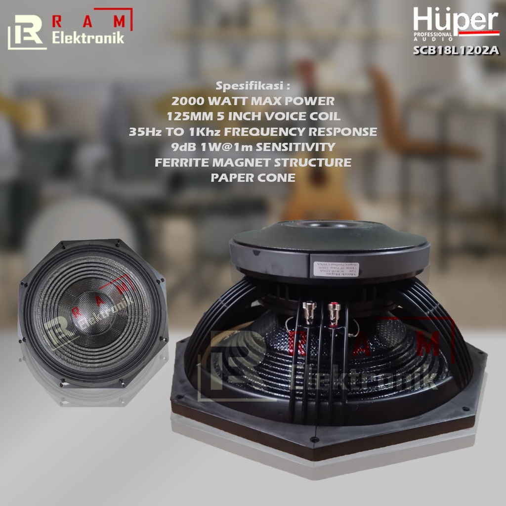 Speaker huper hot sale 18 in