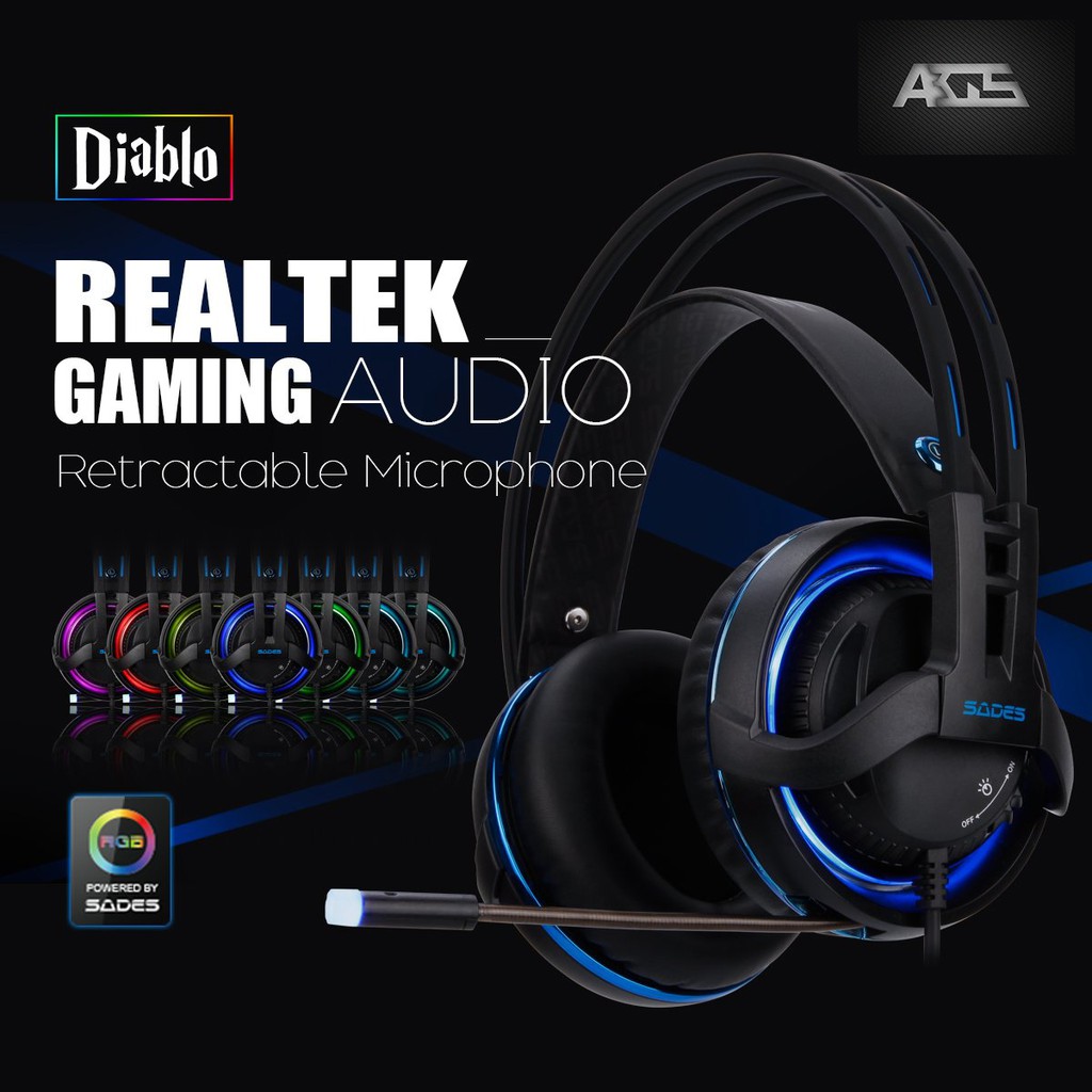 Sades diablo gaming discount headset