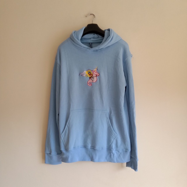 Hoodie H M Light Blue Spongebob